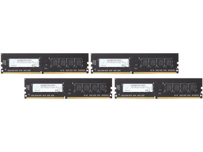 G.SKILL Value 32GB (4 x 8GB) 288-Pin DDR4 SDRAM DDR4 2400 (PC4 19200) Desktop Memory Model F4-2400C15Q-32GNT