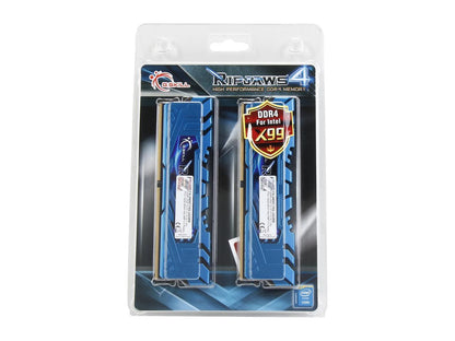 G.SKILL Ripjaws 4 Series 32GB (4 x 8GB) 288-Pin DDR4 SDRAM DDR4 2400 (PC4 19200) Desktop Memory Model F4-2400C15Q-32GRB