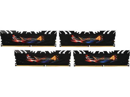 G.SKILL Ripjaws 4 Series 32GB (4 x 8GB) 288-Pin DDR4 SDRAM DDR4 2800 (PC4 22400) Extreme Performance Memory Kit Model F4-2800C16Q-32GRK