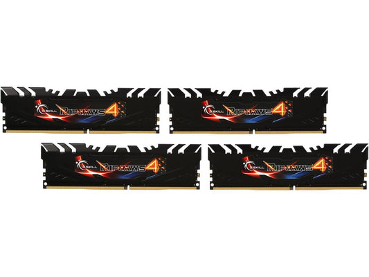 G.SKILL Ripjaws 4 Series 32GB (4 x 8GB) 288-Pin DDR4 SDRAM DDR4 2800 (PC4 22400) Extreme Performance Memory Kit Model F4-2800C16Q-32GRK