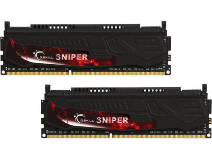 G.SKILL Sniper Series 16GB (2 x 8GB) 240-Pin DDR3 SDRAM DDR3 1600 (PC3 12800) Intel Z87/ Z77/ Z68/ P67 Memory Model F3-1600C10D-16GSR