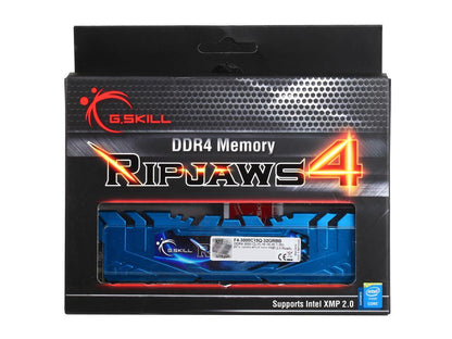 G.SKILL Ripjaws 4 Series 32GB (4 x 8GB) 288-Pin DDR4 SDRAM DDR4 3000 (PC4 24000) Intel X99 Platform Extreme Performance Memory Model F4-3000C15Q-32GRBB