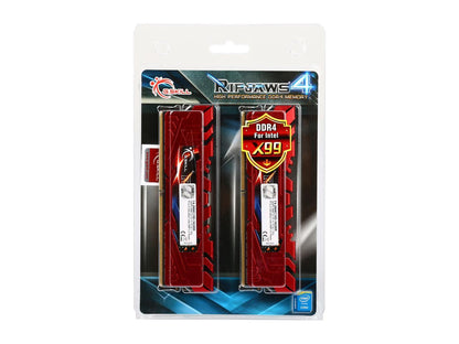 G.SKILL Ripjaws 4 Series 16GB (2 x 8GB) 288-Pin DDR4 SDRAM DDR4 2666 (PC4 21300) Intel X99 Platform Extreme Performance Memory Model F4-2666C15D-16GRR