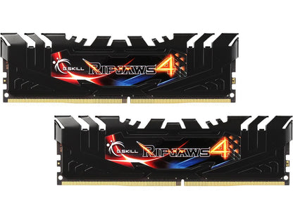 G.SKILL Ripjaws 4 Series 16GB (2 x 8GB) 288-Pin DDR4 SDRAM DDR4 3000 (PC4 24000) Intel X99 Platform Extreme Performance Memory Model F4-3000C15D-16GRK