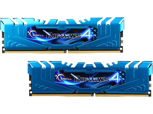G.SKILL Ripjaws 4 Series 16GB (2 x 8GB) 288-Pin DDR4 SDRAM DDR4 3000 (PC4 24000) Intel X99 Platform Extreme Performance Memory Model F4-3000C15D-16GRBB