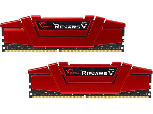 G.SKILL Ripjaws V Series 16GB (2 x 8GB) 288-Pin DDR4 SDRAM DDR4 3000 (PC4 24000) Desktop Memory Model F4-3000C15D-16GVR