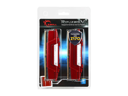 G.SKILL Ripjaws V Series 16GB (2 x 8GB) 288-Pin DDR4 SDRAM DDR4 3000 (PC4 24000) Desktop Memory Model F4-3000C15D-16GVR