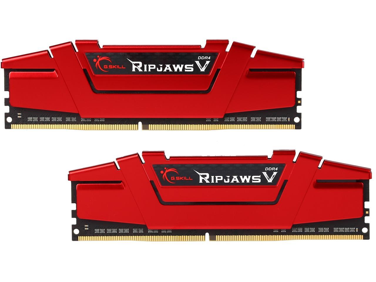 G.SKILL Ripjaws V Series 16GB (2 x 8GB) 288-Pin DDR4 SDRAM DDR4 2133 (PC4 17000) Desktop Memory Model F4-2133C15D-16GVR