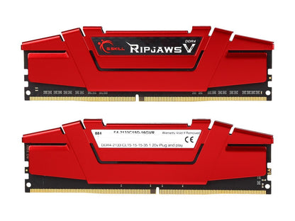 G.SKILL Ripjaws V Series 16GB (2 x 8GB) 288-Pin DDR4 SDRAM DDR4 2133 (PC4 17000) Desktop Memory Model F4-2133C15D-16GVR