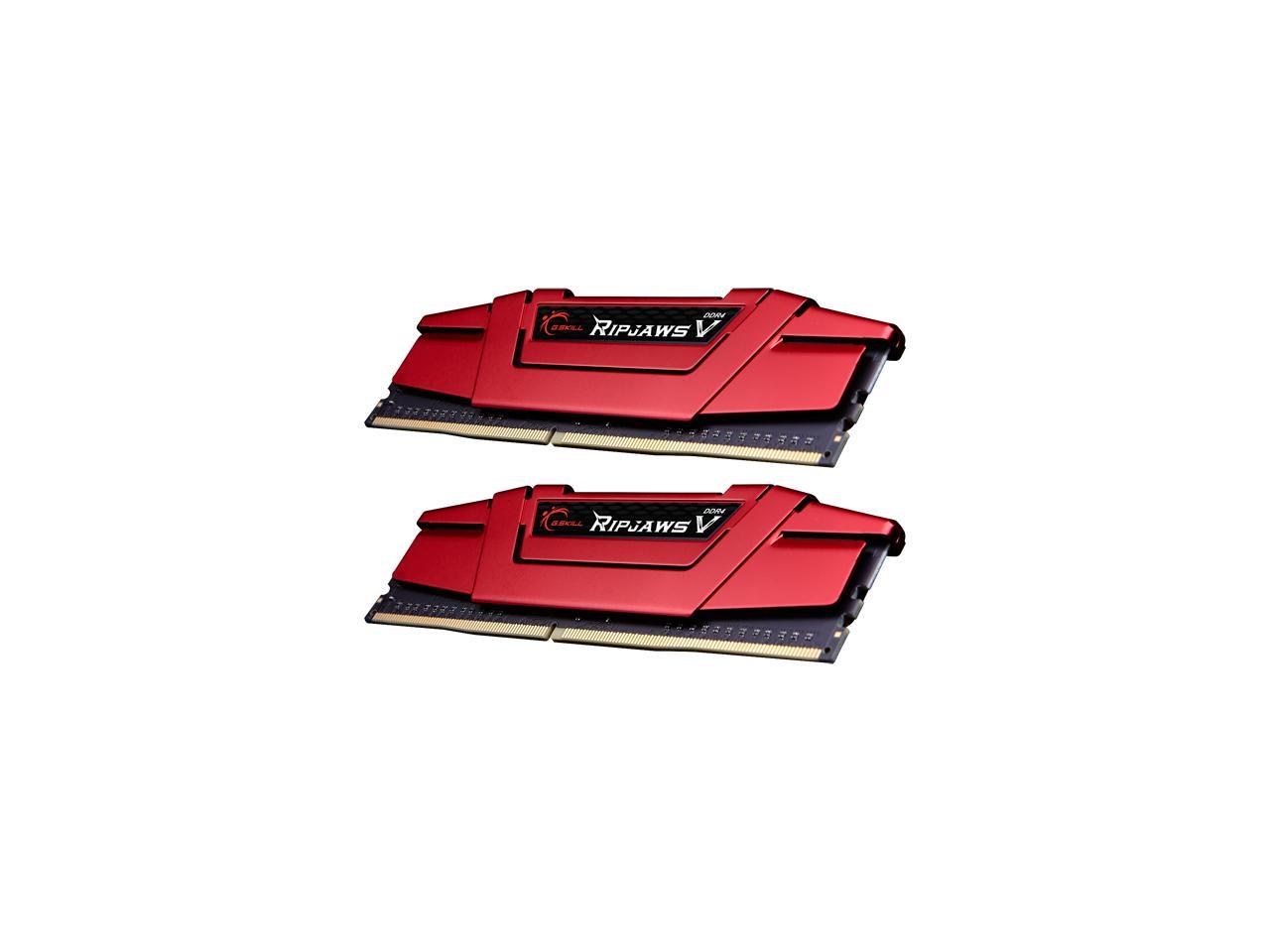 G.SKILL Ripjaws V Series 8GB (2 x 4GB) 288-Pin DDR4 SDRAM DDR4 2400 (PC4 19200) Intel XMP 2.0 Desktop Memory Model F4-2400C15D-8GVR