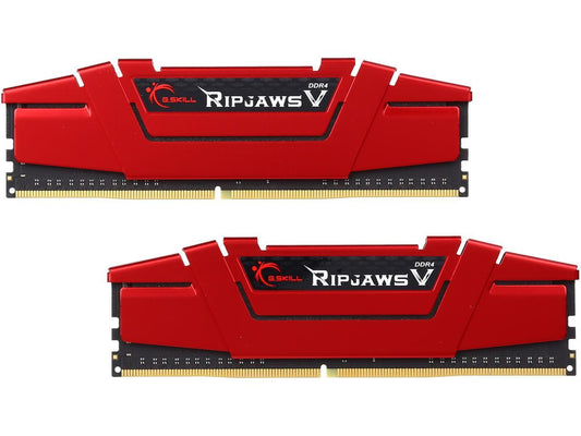 G.SKILL Ripjaws V Series 8GB (2 x 4GB) 288-Pin DDR4 SDRAM DDR4 2666 (PC4 21300) Desktop Memory Model F4-2666C15D-8GVR