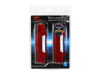 G.SKILL Ripjaws V Series 16GB (2 x 8GB) 288-Pin DDR4 SDRAM DDR4 2666 (PC4 21300) Desktop Memory Model F4-2666C15D-16GVR