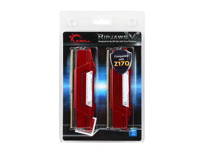 G.SKILL Ripjaws V Series 8GB (2 x 4GB) 288-Pin DDR4 SDRAM DDR4 2800 (PC4 22400) Desktop Memory Model F4-2800C15D-8GVR