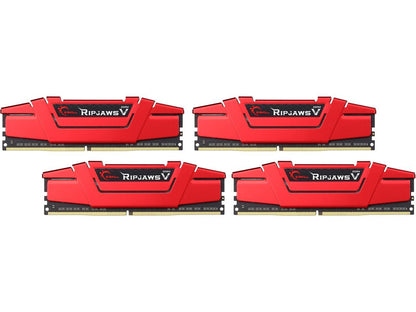 G.SKILL Ripjaws V Series 32GB (4 x 8GB) 288-Pin DDR4 SDRAM DDR4 3000 (PC4 24000) Desktop Memory Model F4-3000C15Q-32GVR