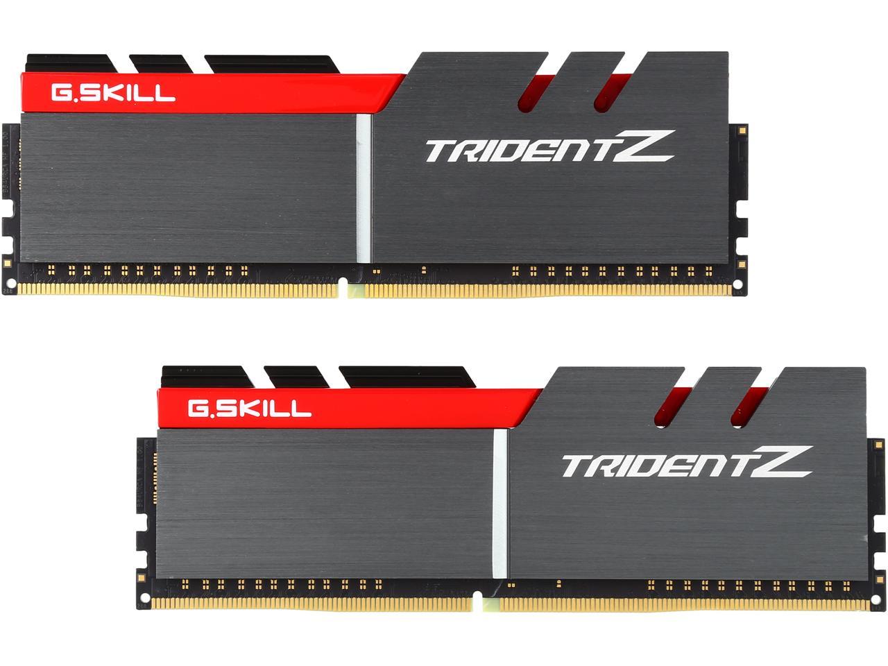 G.SKILL TridentZ Series 16GB (2 x 8GB) 288-Pin DDR4 SDRAM DDR4 3000 (PC4 24000) Intel Z370 Platform Desktop Memory Model F4-3000C15D-16GTZ