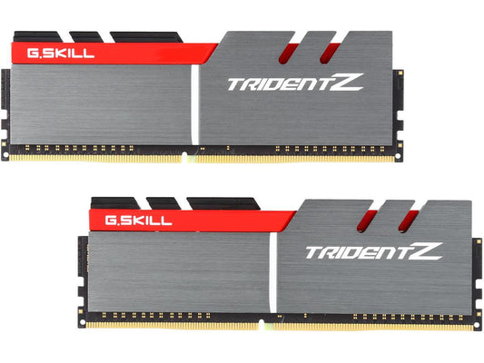G.SKILL TridentZ Series 16GB (2 x 8GB) 288-Pin DDR4 SDRAM DDR4 3400 (PC4 27200) Intel Z370 Platform Desktop Memory Model F4-3400C16D-16GTZ
