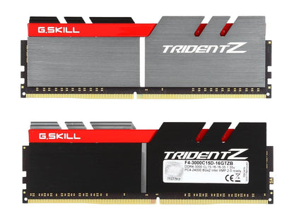 G.SKILL TridentZ Series 16GB (2 x 8GB) 288-Pin DDR4 SDRAM DDR4 3000 (PC4 24000) Intel Z370 Platform Desktop Memory Model F4-3000C15D-16GTZB
