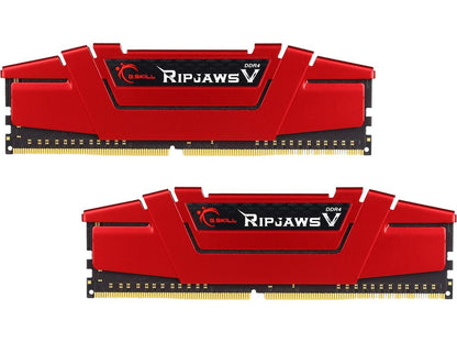 G.SKILL Ripjaws V Series 8GB (2 x 4GB) 288-Pin DDR4 SDRAM DDR4 2800 (PC4 22400) Desktop Memory Model F4-2800C15D-8GVRB