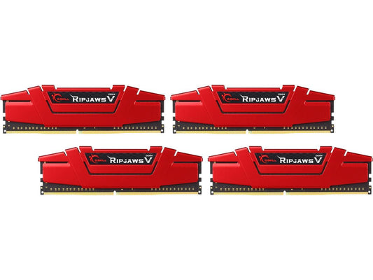 G.SKILL Ripjaws V Series 16GB (4 x 4GB) 288-Pin DDR4 SDRAM DDR4 2800 (PC4 22400) Desktop Memory Model F4-2800C15Q-16GVRB