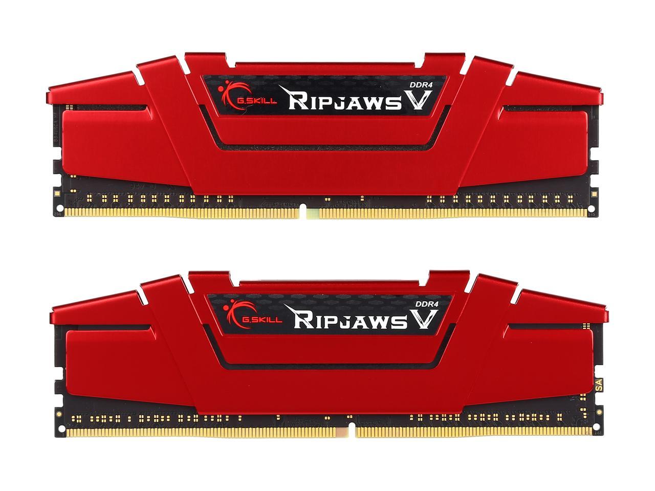 G.SKILL Ripjaws V Series 16GB (4 x 4GB) 288-Pin DDR4 SDRAM DDR4 2800 (PC4 22400) Desktop Memory Model F4-2800C15Q-16GVRB