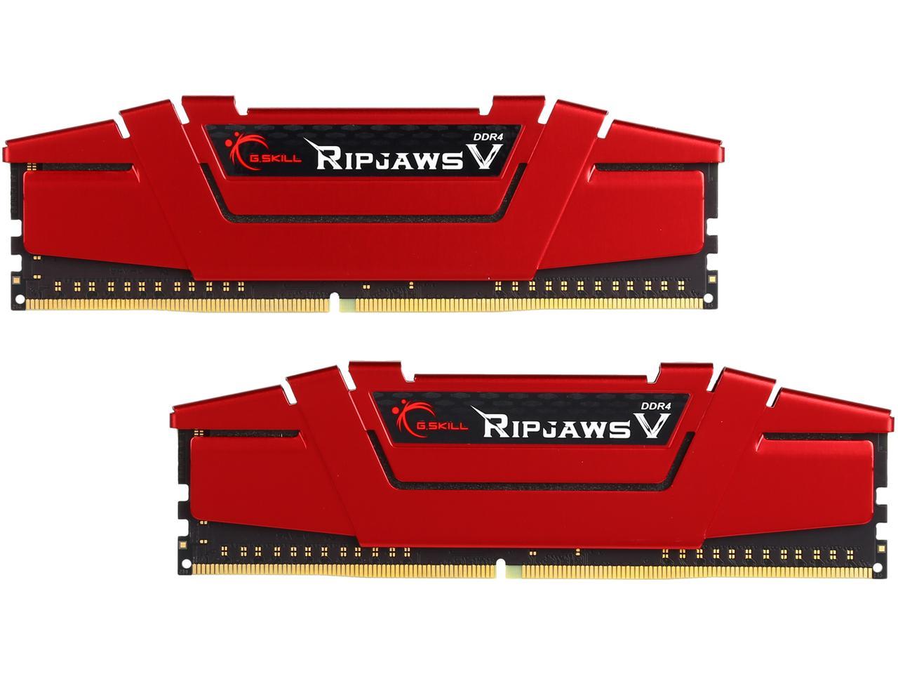 G.SKILL Ripjaws V Series 16GB (2 x 8GB) 288-Pin DDR4 SDRAM DDR4 2800 (PC4 22400) Desktop Memory Model F4-2800C15D-16GVRB