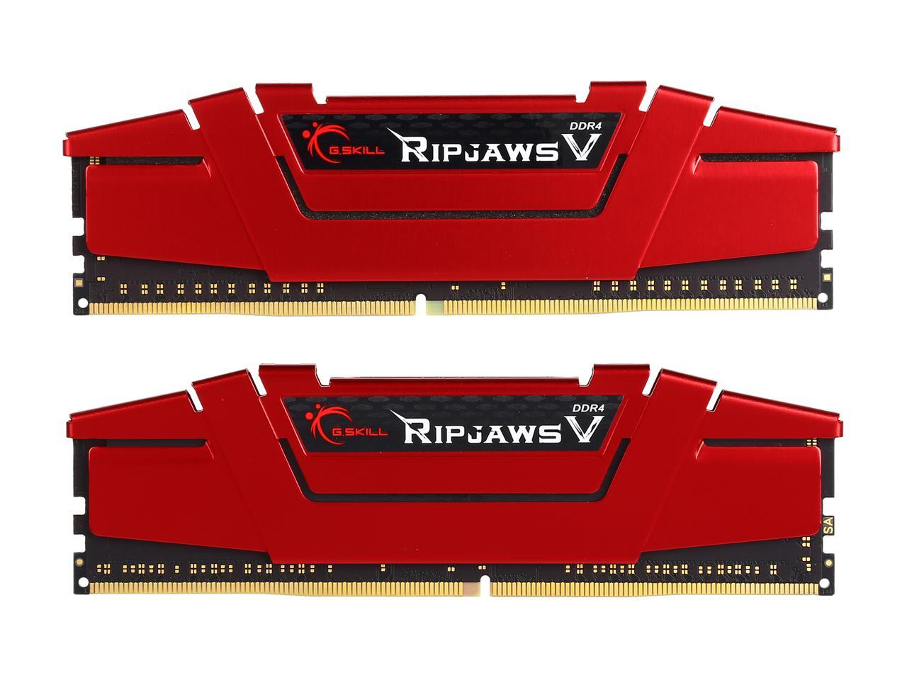 G.SKILL Ripjaws V Series 16GB (2 x 8GB) 288-Pin DDR4 SDRAM DDR4 2800 (PC4 22400) Desktop Memory Model F4-2800C15D-16GVRB