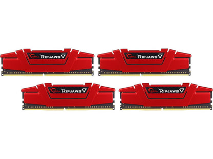 G.SKILL Ripjaws V Series 32GB (4 x 8GB) 288-Pin DDR4 SDRAM DDR4 2800 (PC4 22400) Desktop Memory Model F4-2800C15Q-32GVRB