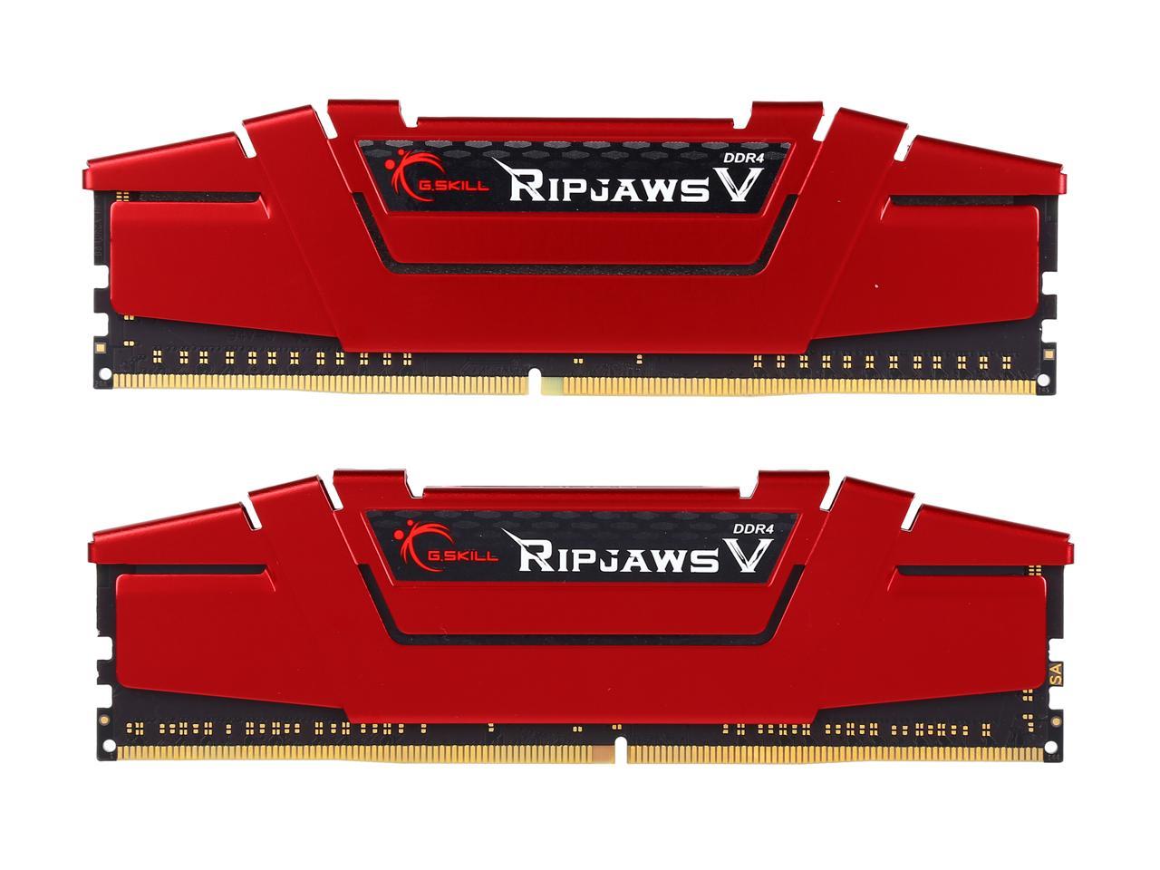 G.SKILL Ripjaws V Series 64GB (4 x 16GB) 288-Pin DDR4 SDRAM DDR4 2800 (PC4 22400) Desktop Memory Model F4-2800C15Q-64GVR
