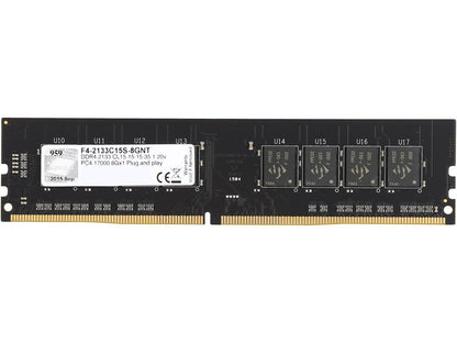 G.SKILL NT Series 8GB 288-Pin DDR4 SDRAM DDR4 2133 (PC4 17000) Intel Z170 Platform / Intel X99 Platform Desktop Memory Model F4-2133C15S-8GNT