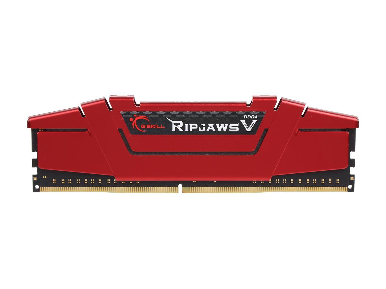 G.SKILL Ripjaws V Series 32GB (2 x 16GB) 288-Pin DDR4 SDRAM DDR4 2133 (PC4 17000) Desktop Memory Model F4-2133C15D-32GVR