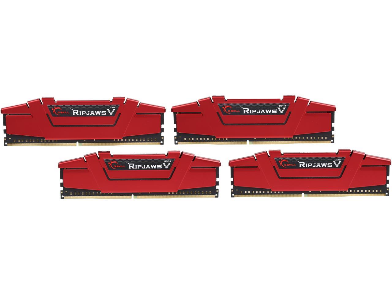 G.SKILL Ripjaws V Series 64GB (4 x 16GB) 288-Pin DDR4 SDRAM DDR4 2133 (PC4 17000) Desktop Memory Model F4-2133C15Q-64GVR