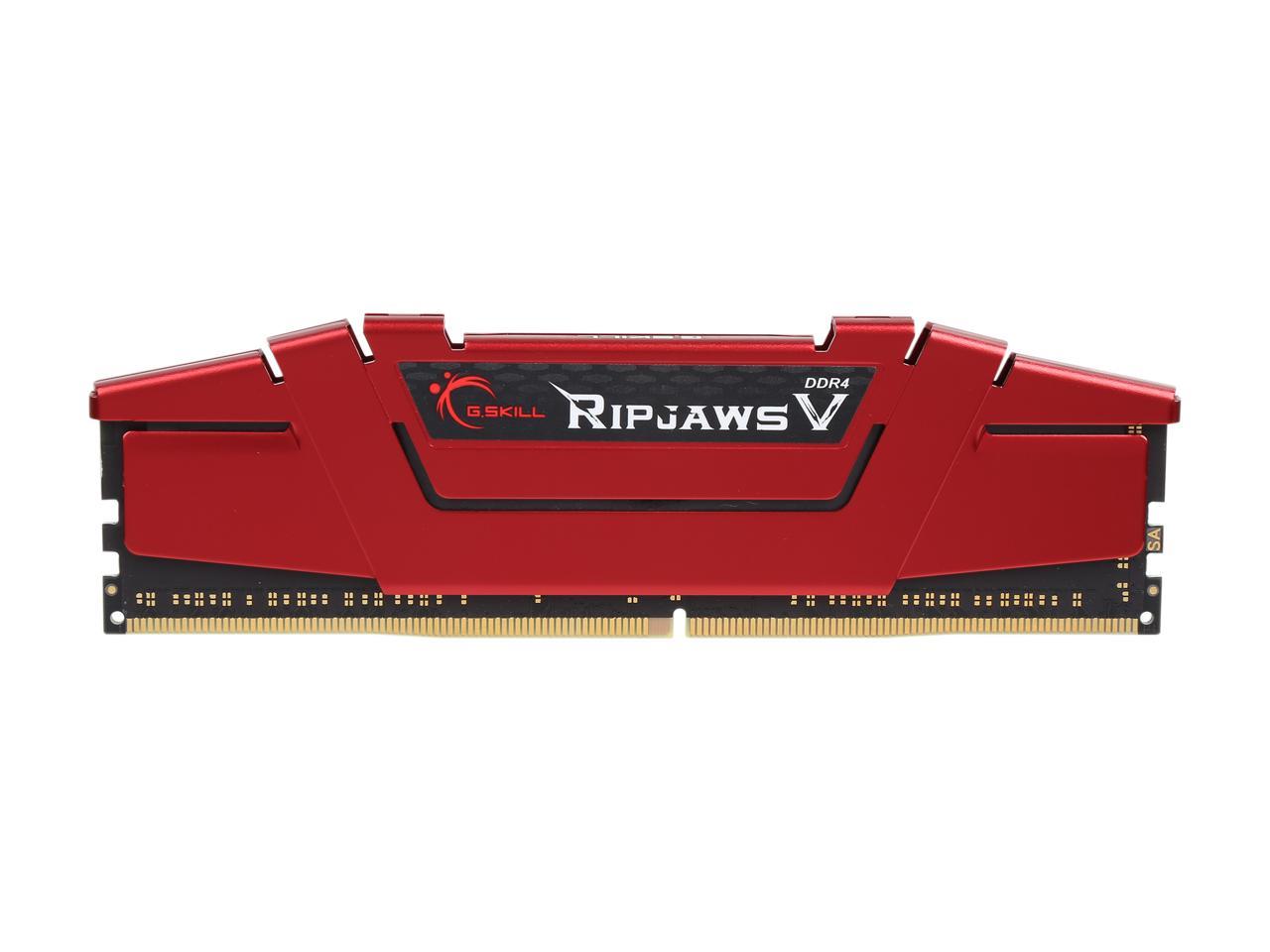 G.SKILL Ripjaws V Series 32GB (2 x 16GB) 288-Pin DDR4 SDRAM DDR4 2400 (PC4 19200) Desktop Memory Model F4-2400C15D-32GVR