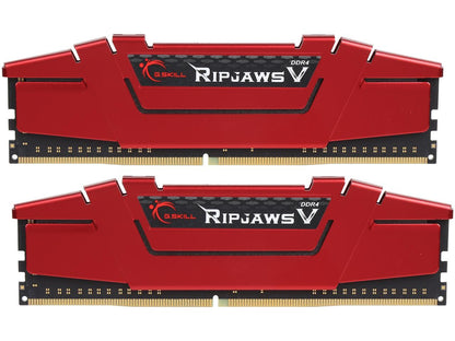 G.SKILL Ripjaws V Series 32GB (2 x 16GB) 288-Pin DDR4 SDRAM DDR4 2666 (PC4 21300) Desktop Memory Model F4-2666C15D-32GVR