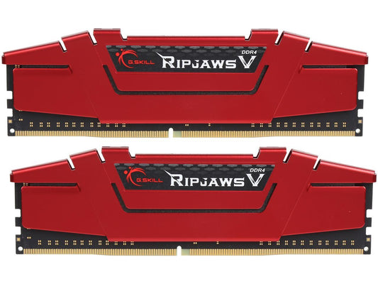 G.SKILL Ripjaws V Series 32GB (2 x 16GB) 288-Pin DDR4 SDRAM DDR4 2666 (PC4 21300) Desktop Memory Model F4-2666C15D-32GVR