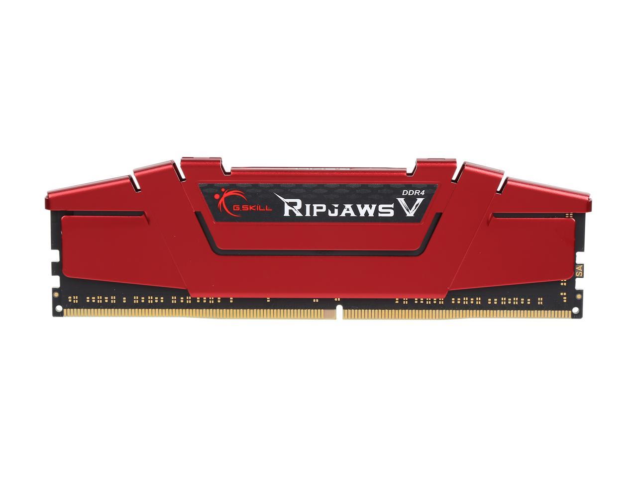 G.SKILL Ripjaws V Series 32GB (2 x 16GB) 288-Pin DDR4 SDRAM DDR4 2666 (PC4 21300) Desktop Memory Model F4-2666C15D-32GVR