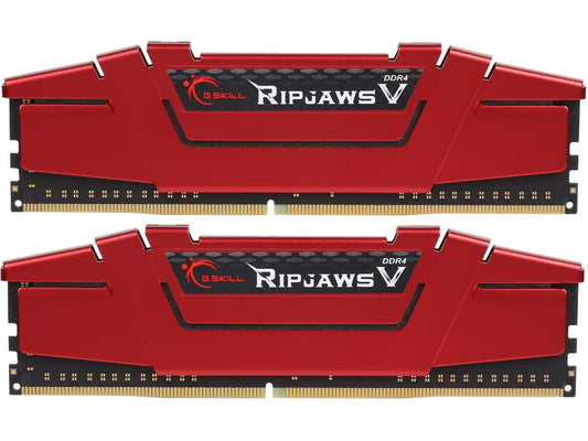 G.SKILL Ripjaws V Series 32GB (2 x 16GB) 288-Pin DDR4 SDRAM DDR4 3000 (PC4 24000) Desktop Memory Model F4-3000C15D-32GVR