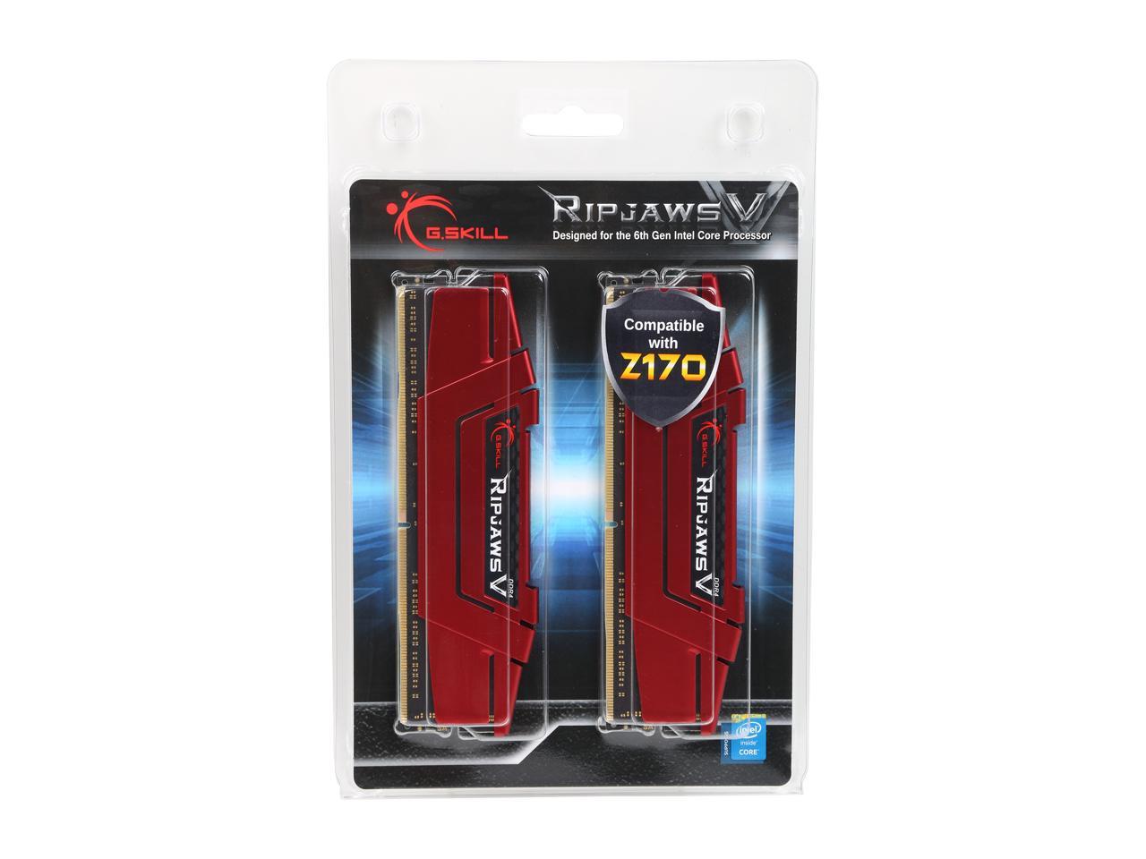 G.SKILL Ripjaws V Series 64GB (4 x 16GB) 288-Pin DDR4 SDRAM DDR4 3000 (PC4 24000) Desktop Memory Model F4-3000C15Q-64GVR