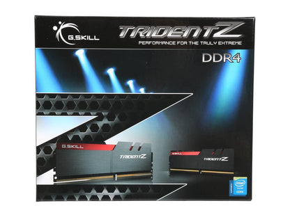 G.SKILL TridentZ Series 32GB (2 x 16GB) 288-Pin DDR4 SDRAM DDR4 3000 (PC4 24000) Intel Z370 Platform Desktop Memory Model F4-3000C15D-32GTZ