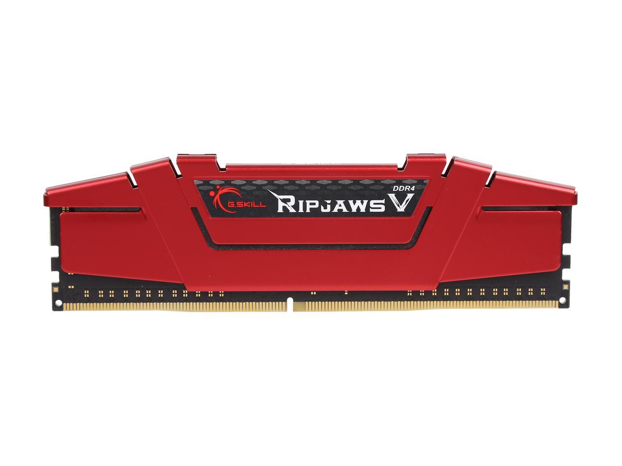 G.SKILL Ripjaws V Series 8GB (2 x 4GB) 288-Pin DDR4 SDRAM DDR4 3200 (PC4 25600) Desktop Memory Model F4-3200C16D-8GVRB