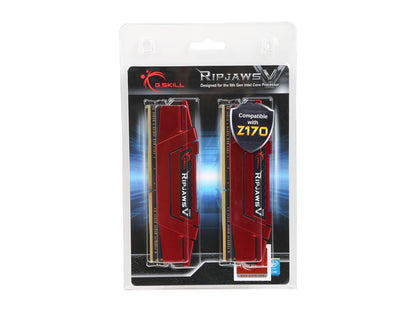 G.SKILL Ripjaws V Series 8GB (2 x 4GB) 288-Pin DDR4 SDRAM DDR4 3200 (PC4 25600) Desktop Memory Model F4-3200C16D-8GVRB
