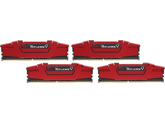 G.SKILL Ripjaws V Series 32GB (4 x 8GB) 288-Pin DDR4 SDRAM DDR4 3200 (PC4 25600) Desktop Memory Model F4-3200C16Q-32GVRB