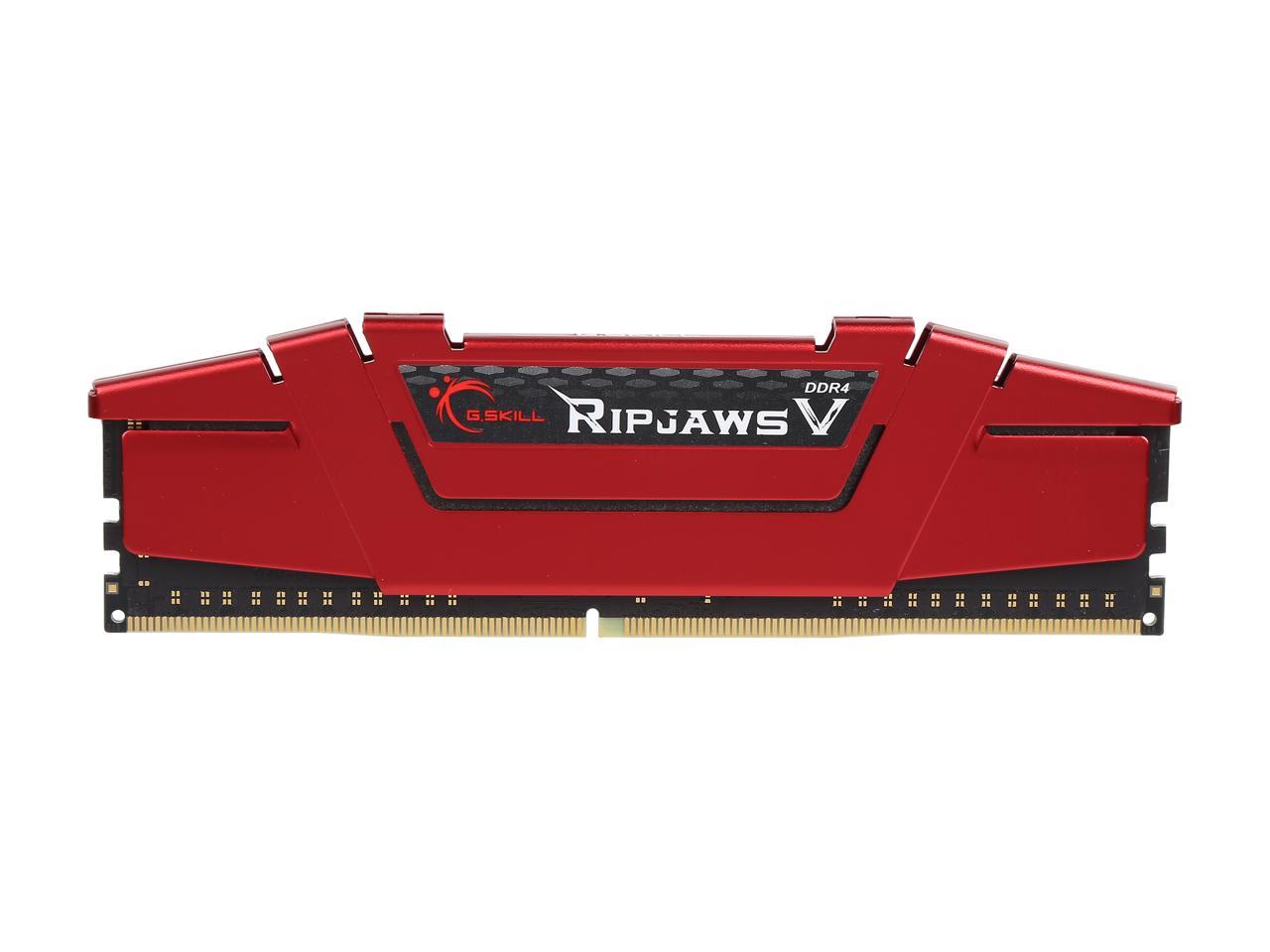 G.SKILL Ripjaws V Series 32GB (4 x 8GB) 288-Pin DDR4 SDRAM DDR4 3200 (PC4 25600) Desktop Memory Model F4-3200C16Q-32GVRB