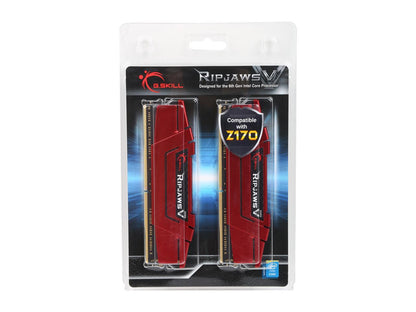 G.SKILL Ripjaws V Series 32GB (4 x 8GB) 288-Pin DDR4 SDRAM DDR4 3200 (PC4 25600) Desktop Memory Model F4-3200C16Q-32GVRB