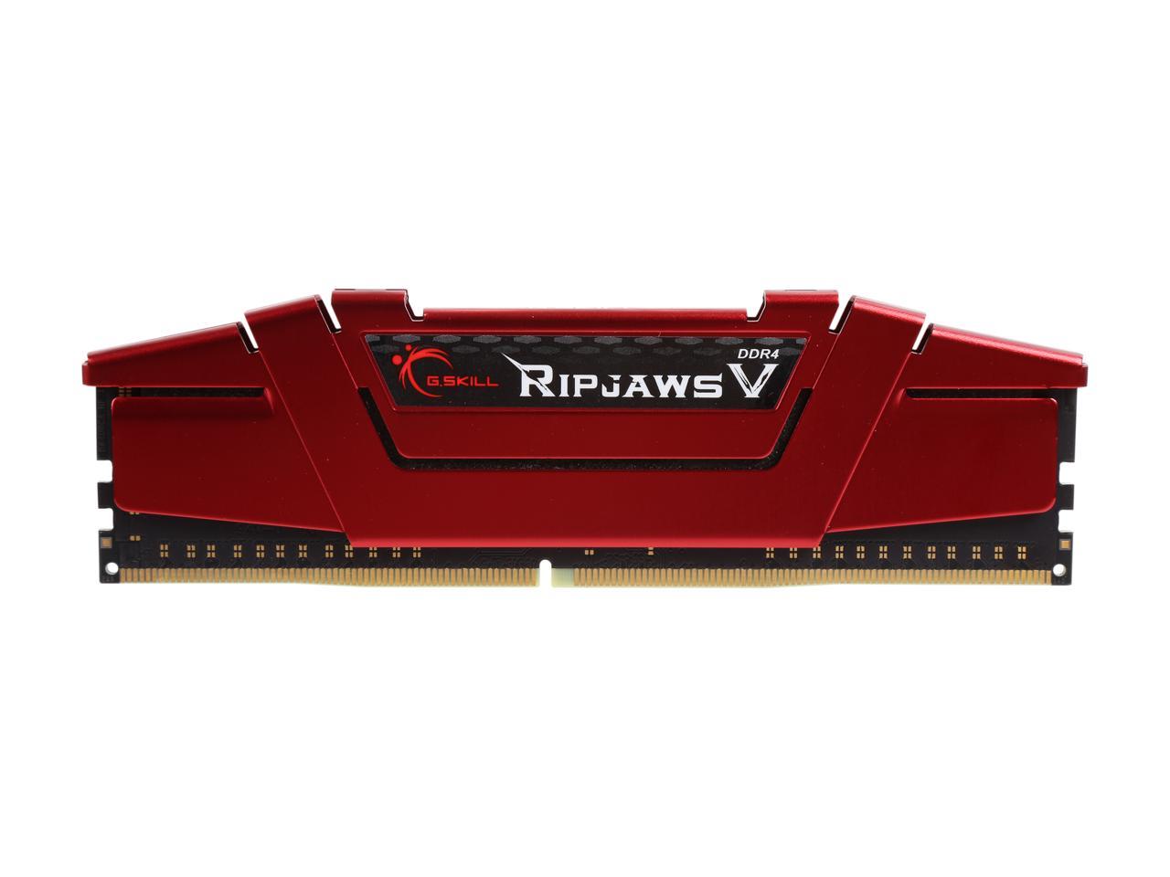 G.SKILL Ripjaws V Series 8GB 288-Pin DDR4 SDRAM DDR4 2666 (PC4 21300) Desktop Memory Model F4-2666C15S-8GVR