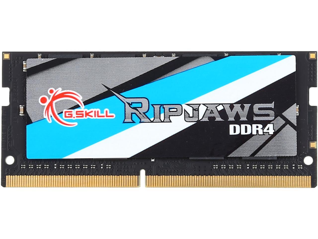 G.SKILL Ripjaws Series 16GB 260-Pin DDR4 SO-DIMM DDR4 2400 (PC4 19200) Laptop Memory Model F4-2400C16S-16GRS
