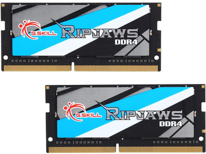 G.SKILL Ripjaws Series 32GB (2 x 16GB) 260-Pin DDR4 SO-DIMM DDR4 2666 (PC4 21300) Laptop Memory Model F4-2666C18D-32GRS