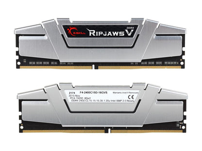 G.SKILL Ripjaws V Series 16GB (2 x 8GB) 288-Pin DDR4 SDRAM DDR4 2400 (PC4 19200) Desktop Memory Model F4-2400C15D-16GVS