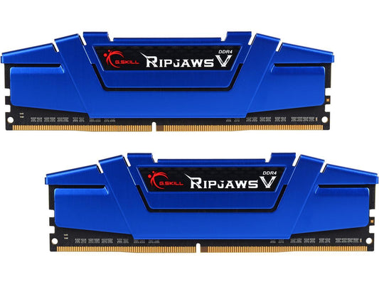 G.SKILL Ripjaws V Series 16GB (2 x 8GB) 288-Pin DDR4 SDRAM DDR4 2666 (PC4 21300) Desktop Memory Model F4-2666C15D-16GVB