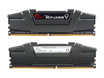 G.SKILL Ripjaws V Series 16GB (2 x 8GB) 288-Pin DDR4 SDRAM DDR4 3000 (PC4 24000) Desktop Memory Model F4-3000C15D-16GVGB