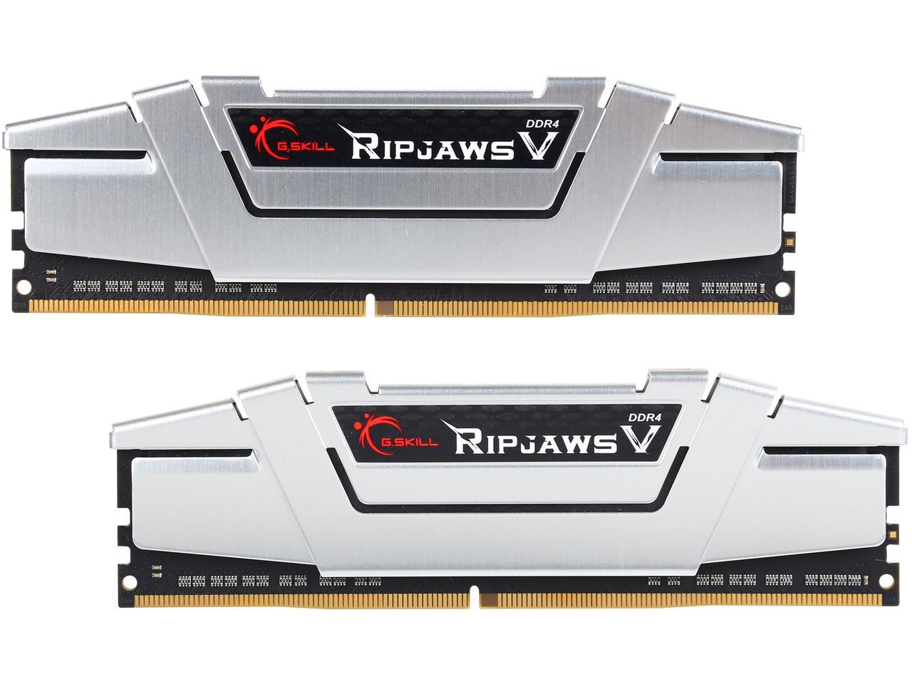 G.SKILL Ripjaws V Series 16GB (2 x 8GB) 288-Pin DDR4 SDRAM DDR4 3000 (PC4 24000) Desktop Memory Model F4-3000C15D-16GVS